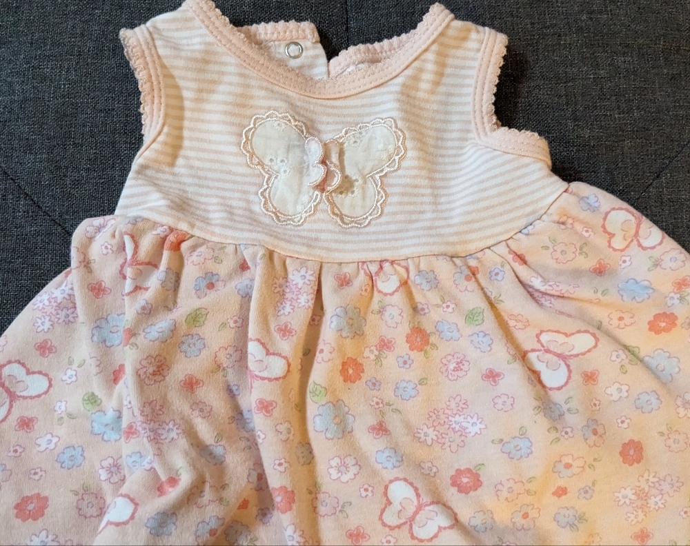 Girl's Spring Dress by Baby Starters* Size 6m 6 Months * Butterfly